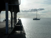 St Pierre, Martinique: anchored just off the pier