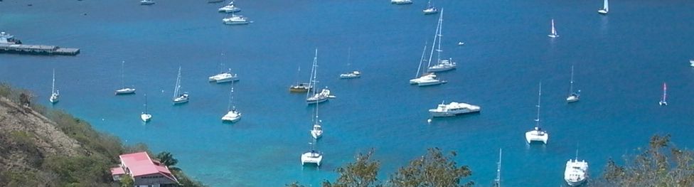 The anchorage at Bourg, Les Saintes 